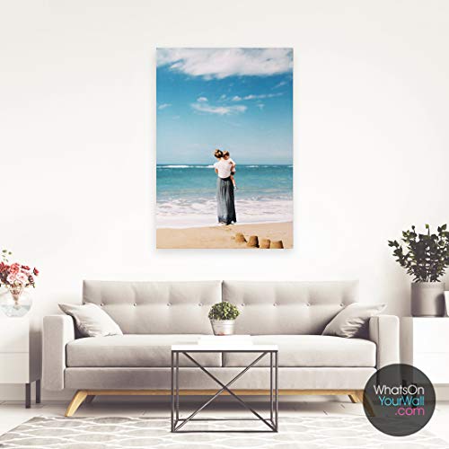 Photo Canvas Your Image | Framed Canvas Prints from Photos | Personalised Family Picture Photo Print Wall Art | Customise Your Photo for Perfect Picture for Living Room Kitchen Ready to Hang