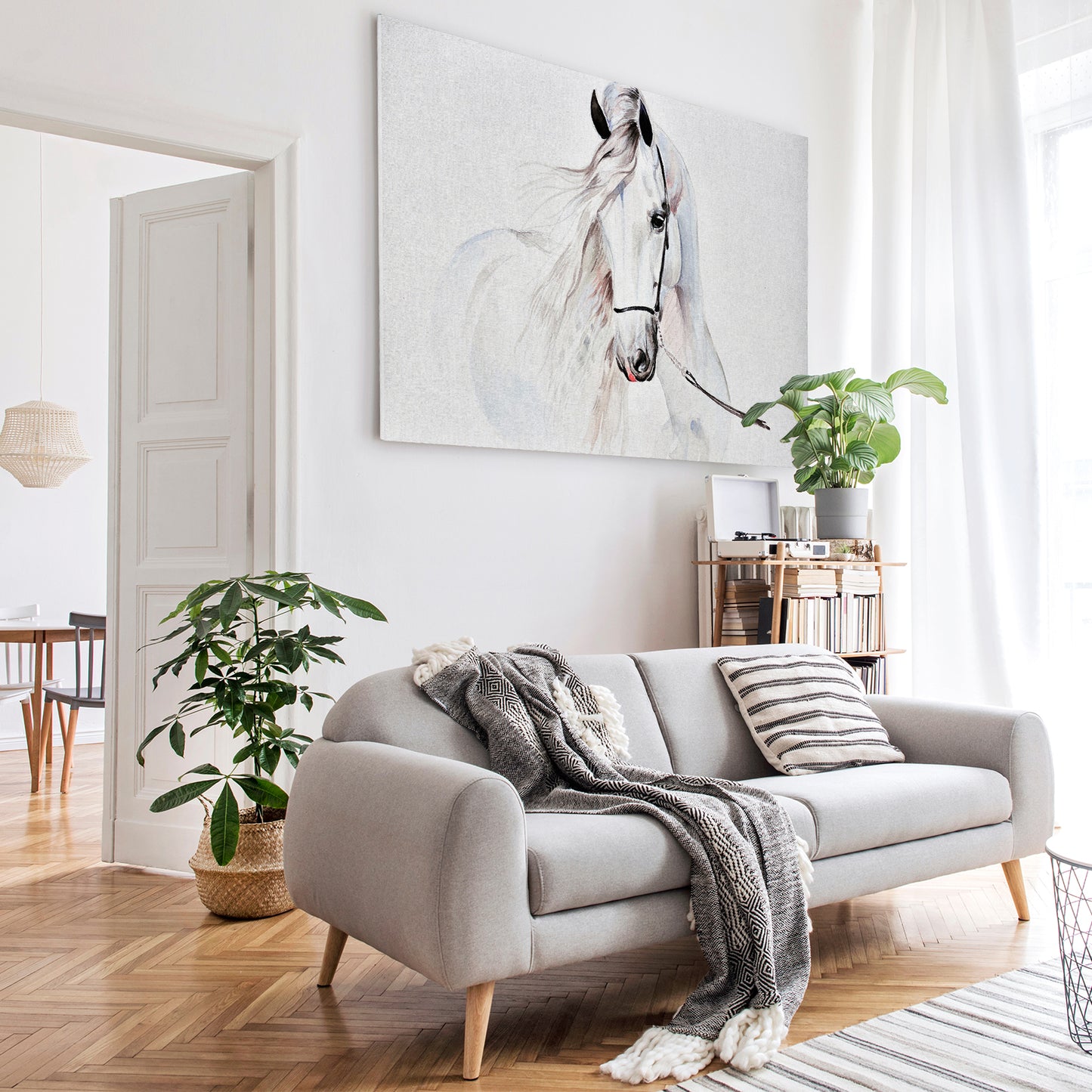 Canvas Wall Art of Horse Sketch