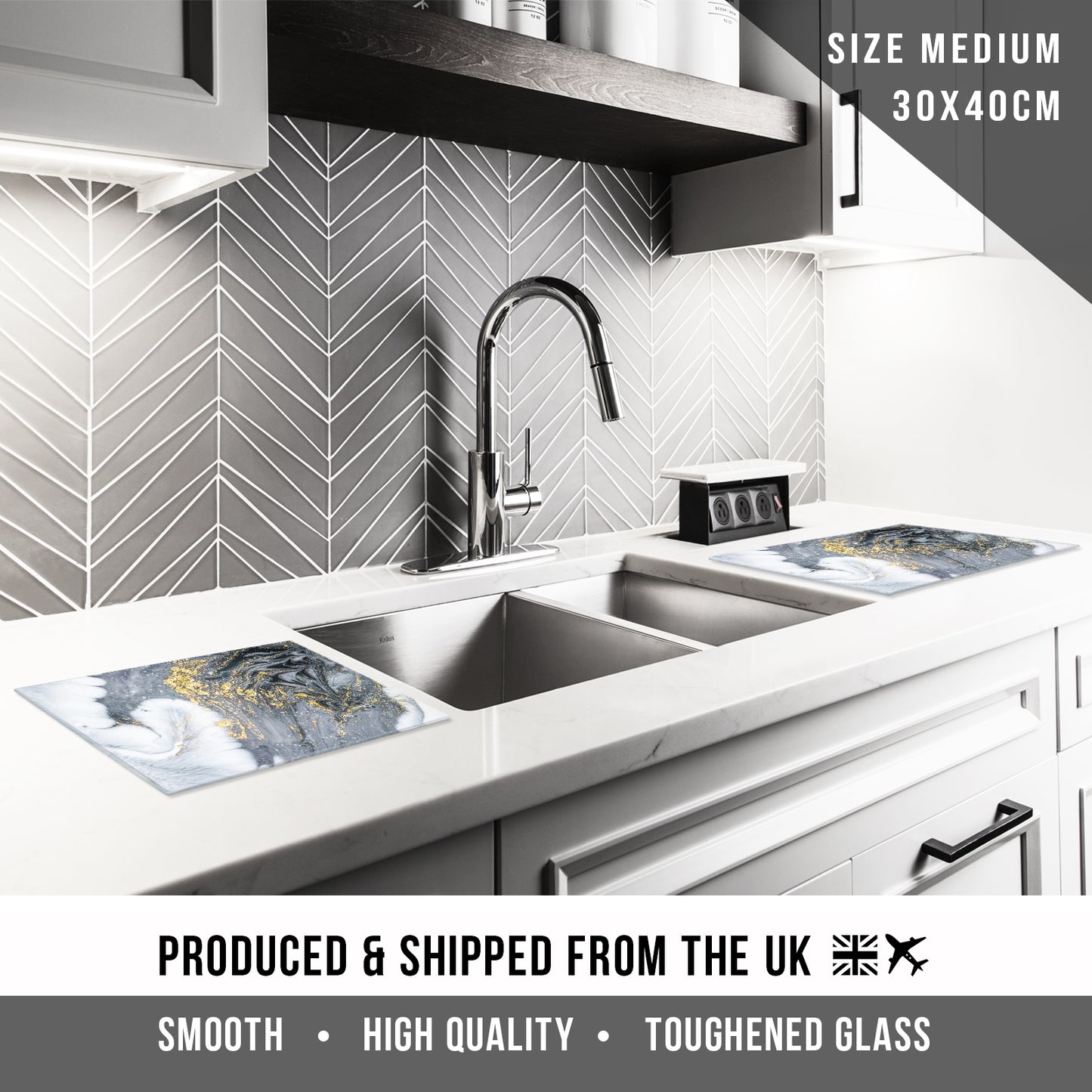 Glass Chopping Board For Kitchen