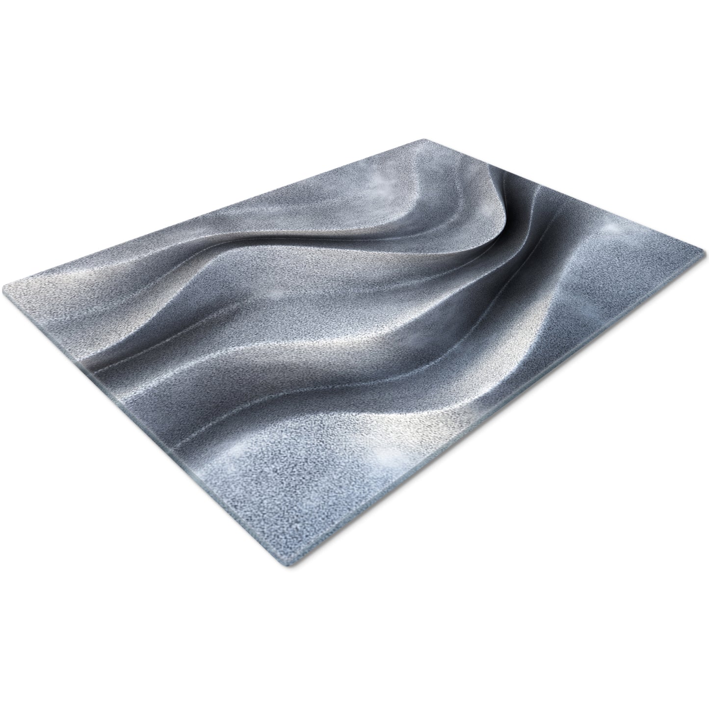 Glass Chopping Board For Kitchen Grey Black Design 2