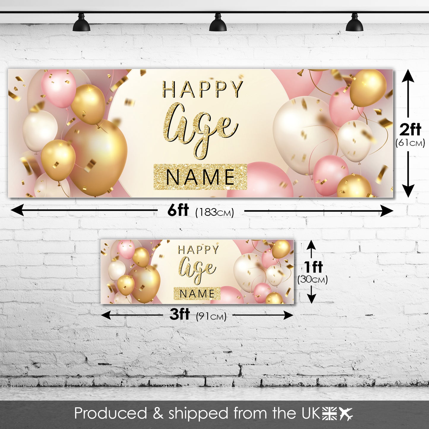 Personalised Birthday Banners