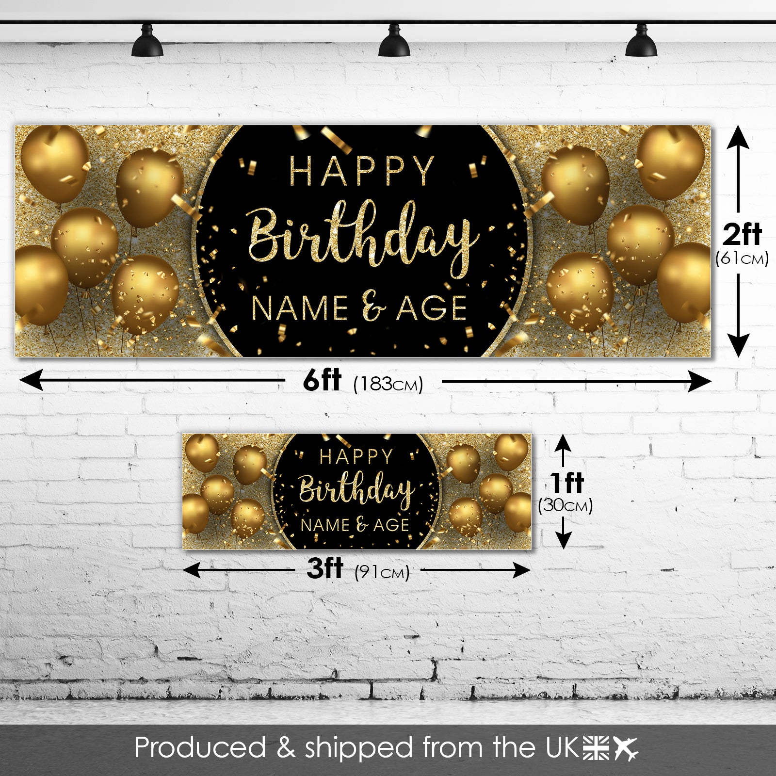 Personalised Birthday Banners 