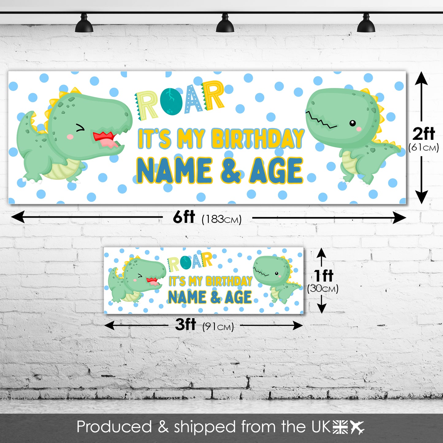 Kids Birthday Banners With Name