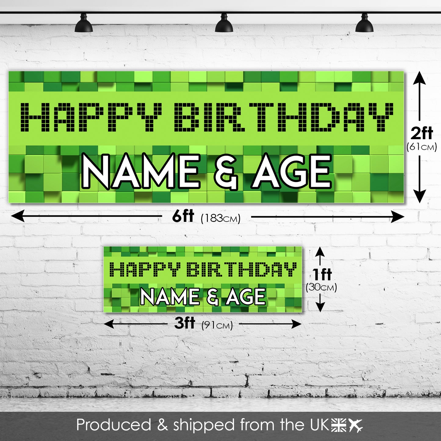 Kids Birthday Banners With Name