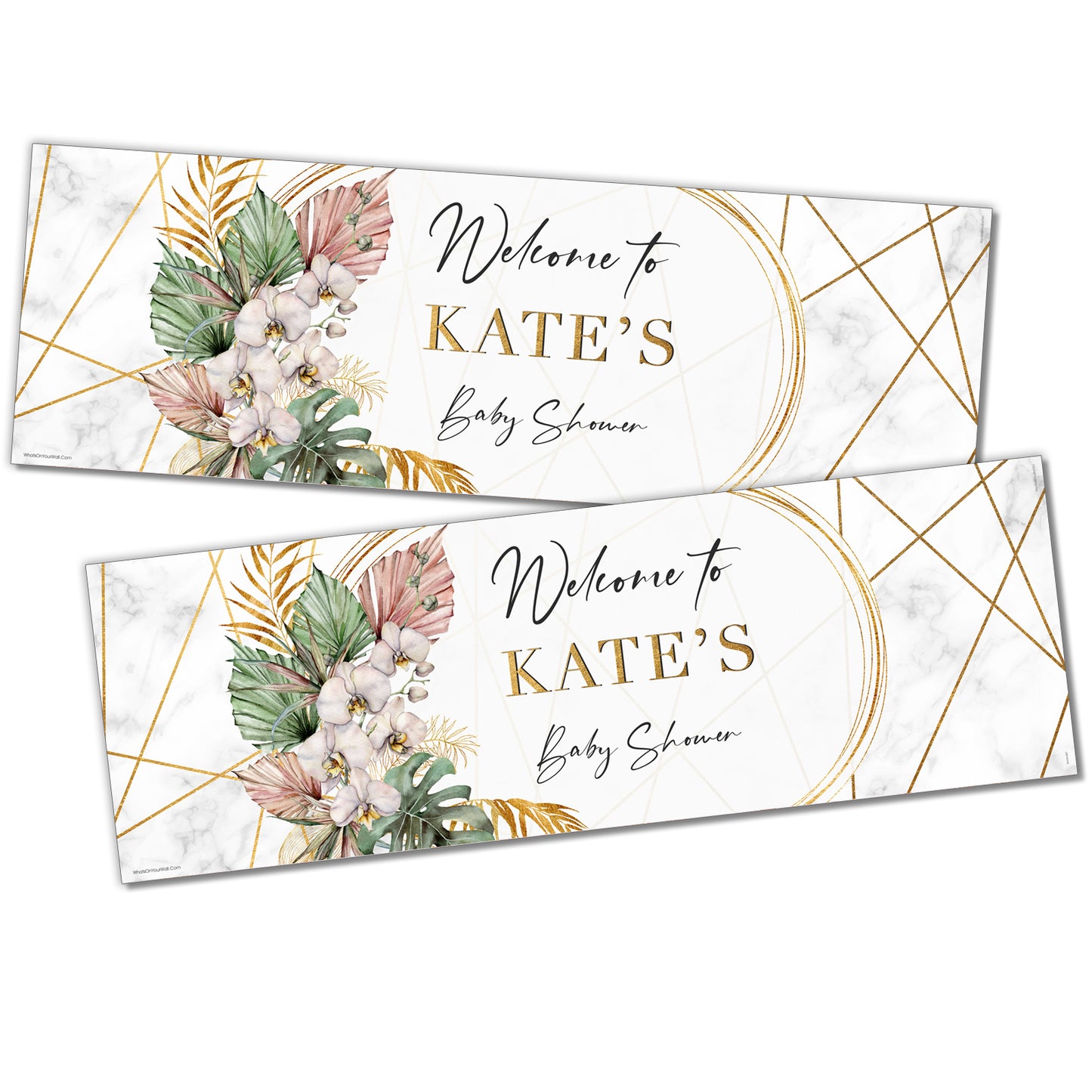 birthday personalised banner