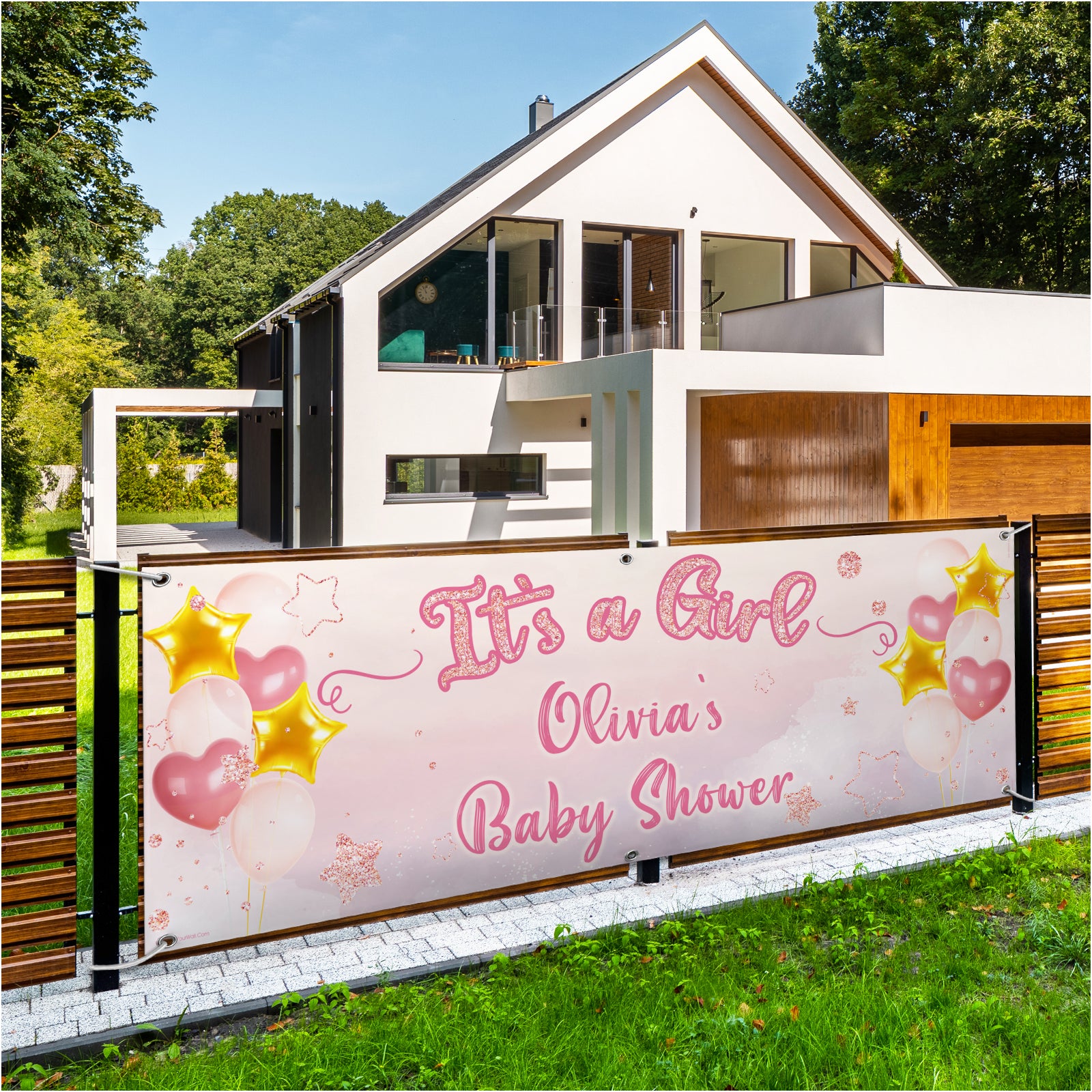 happy birthday banner personalised