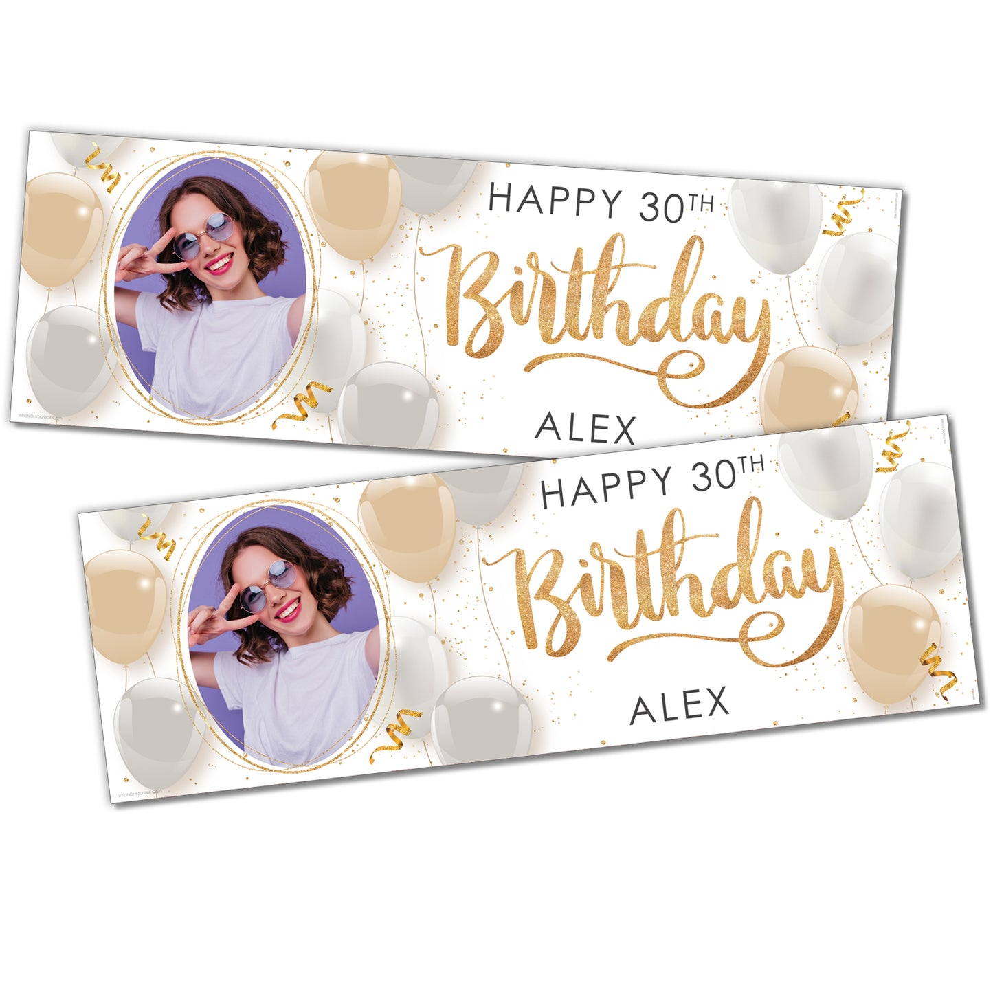 personalised birthday banner