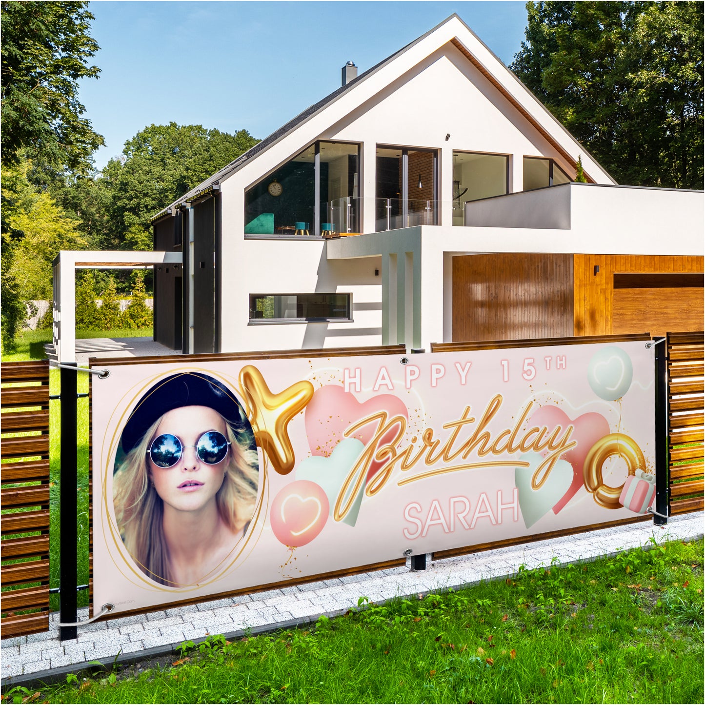 birthday personalised banner