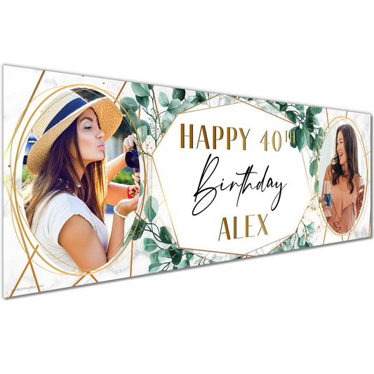 birthday banner personalised