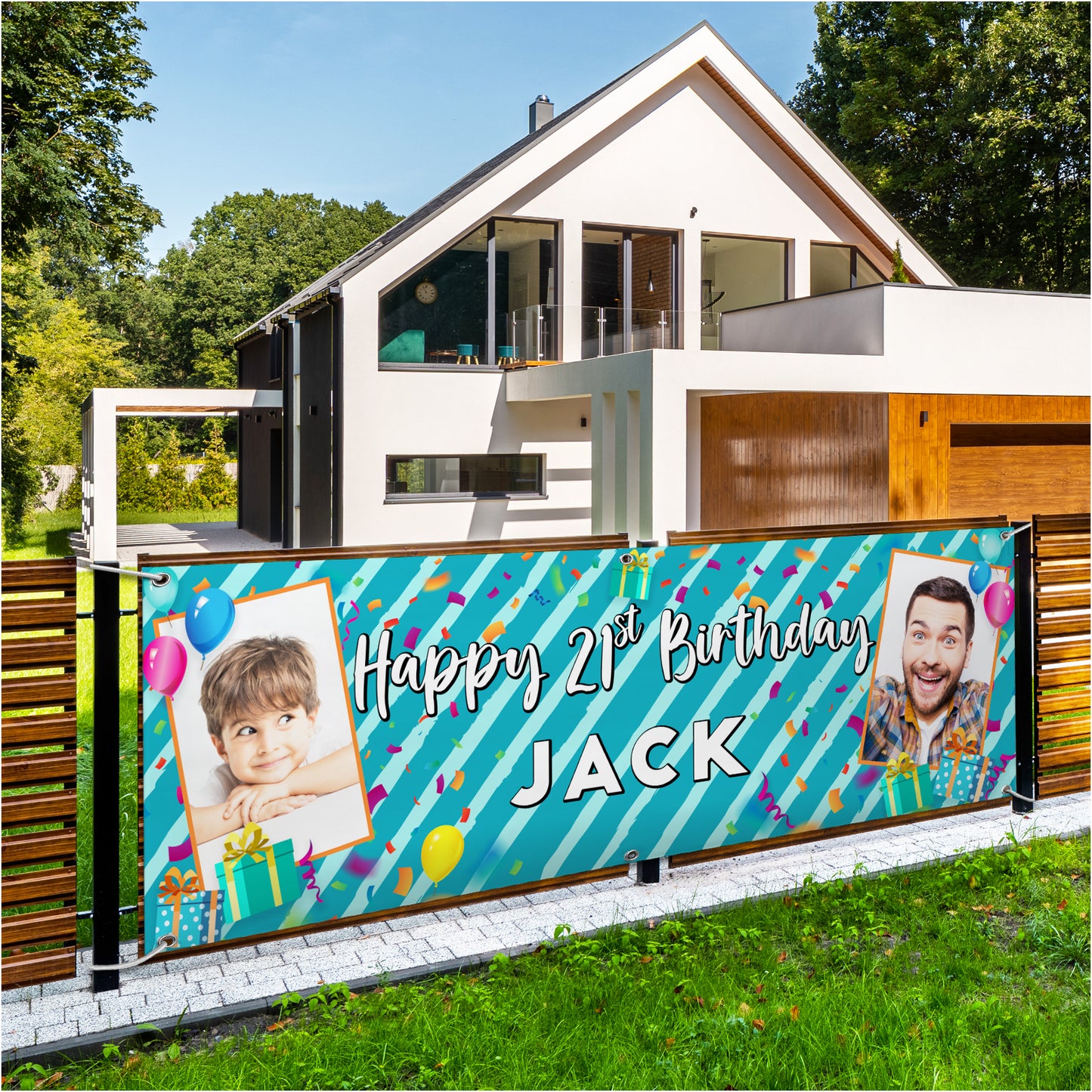 birthday personalised banner