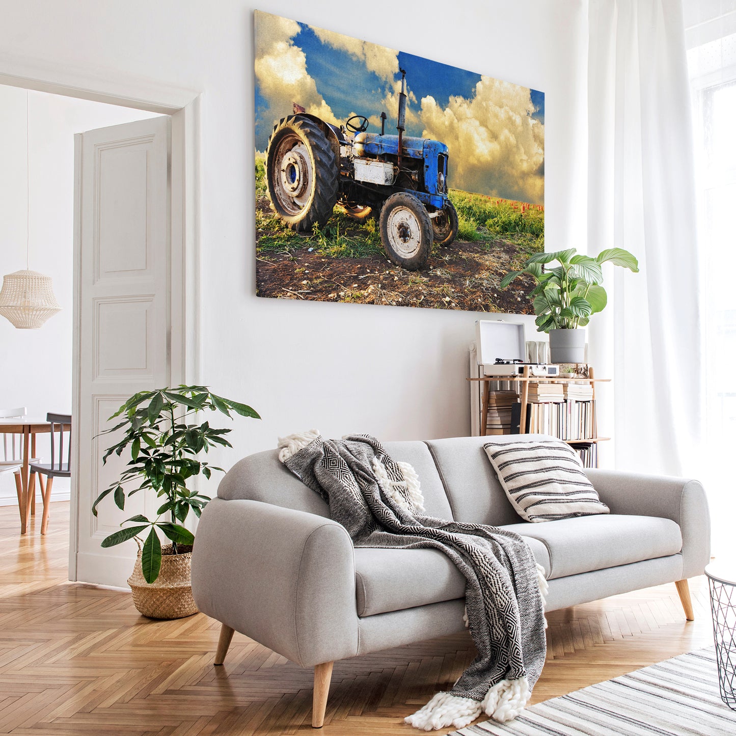 Vintage Tractor Canvas Prints