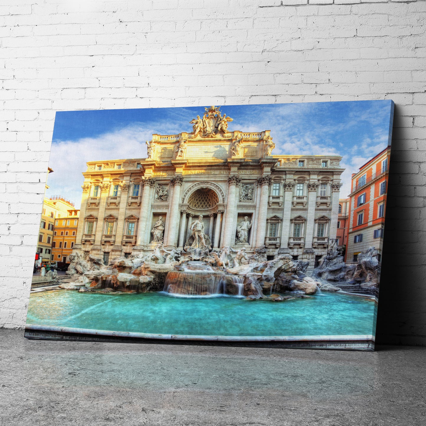 Canvas Wall Art of Trevi Fountain Rome Canvas Prints