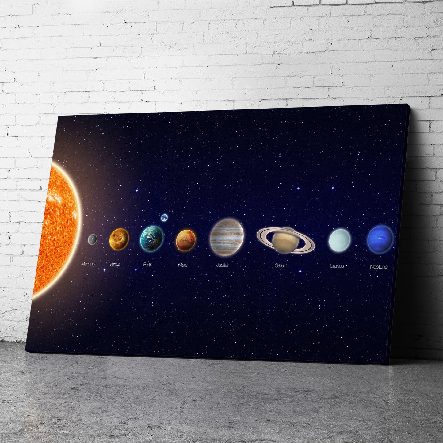 Canvas Wall Art of Solar System Canvas Prints