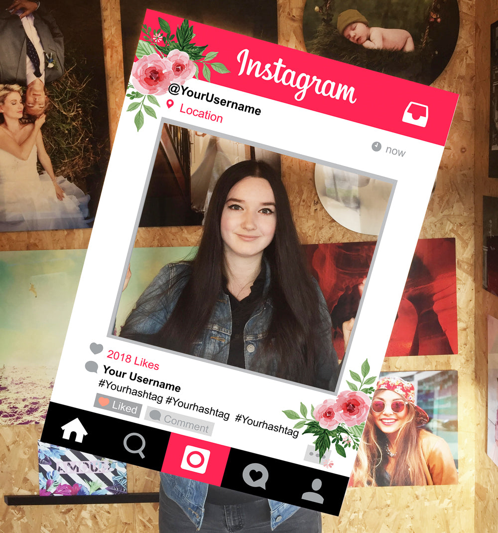 Social Media Personalised Selfie Frame 1