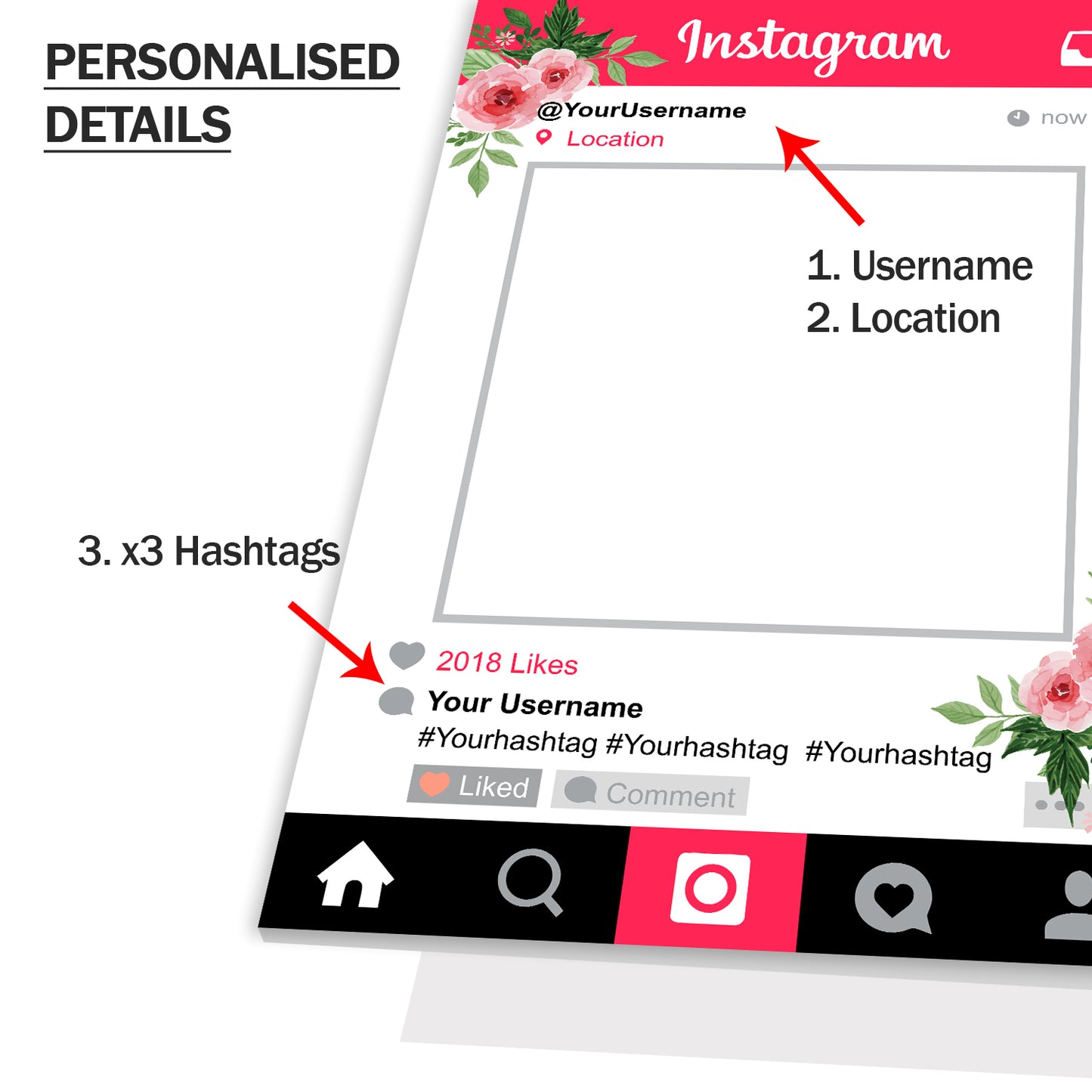 Personalised Selfie Frame 3