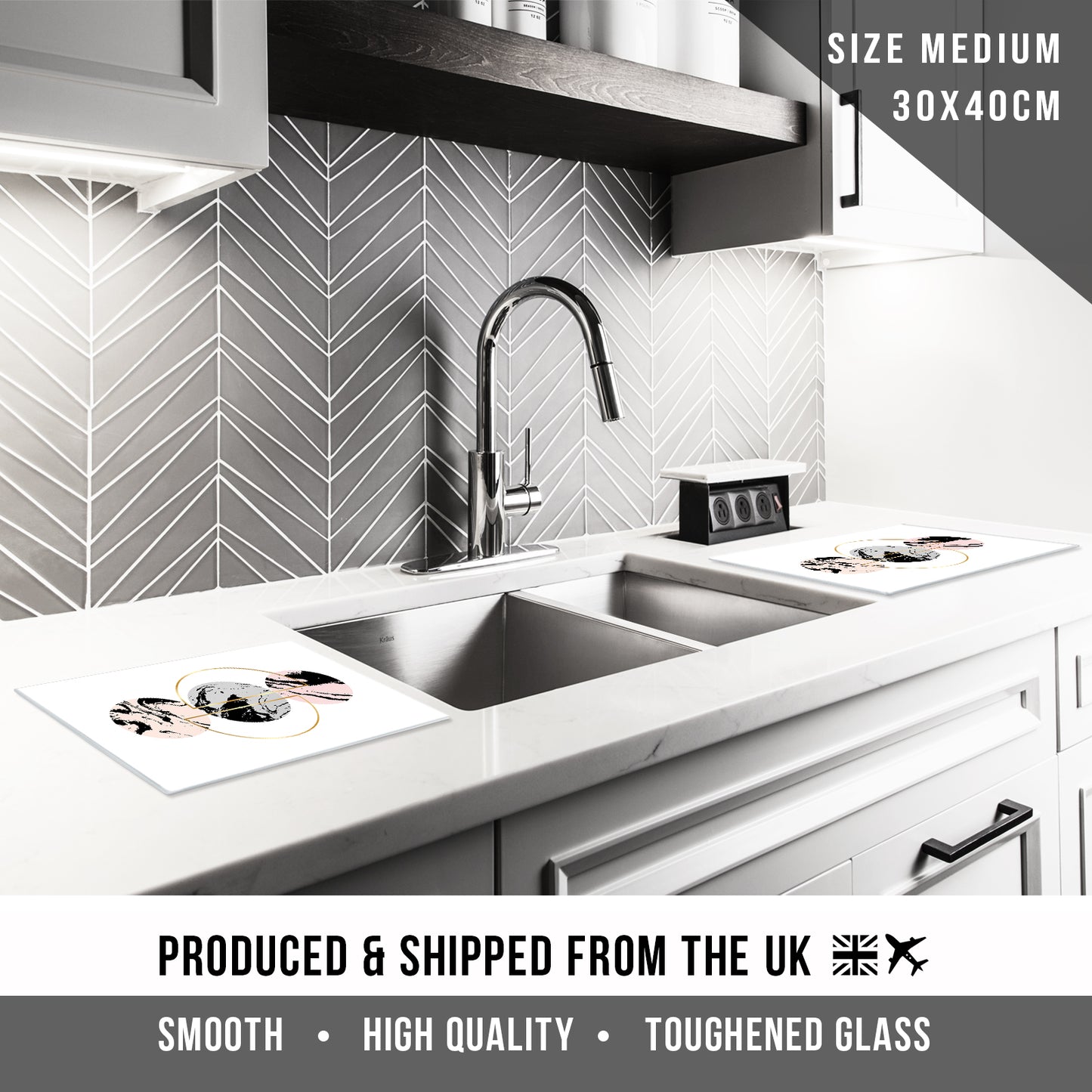 Glass Chopping Board For Kitchen