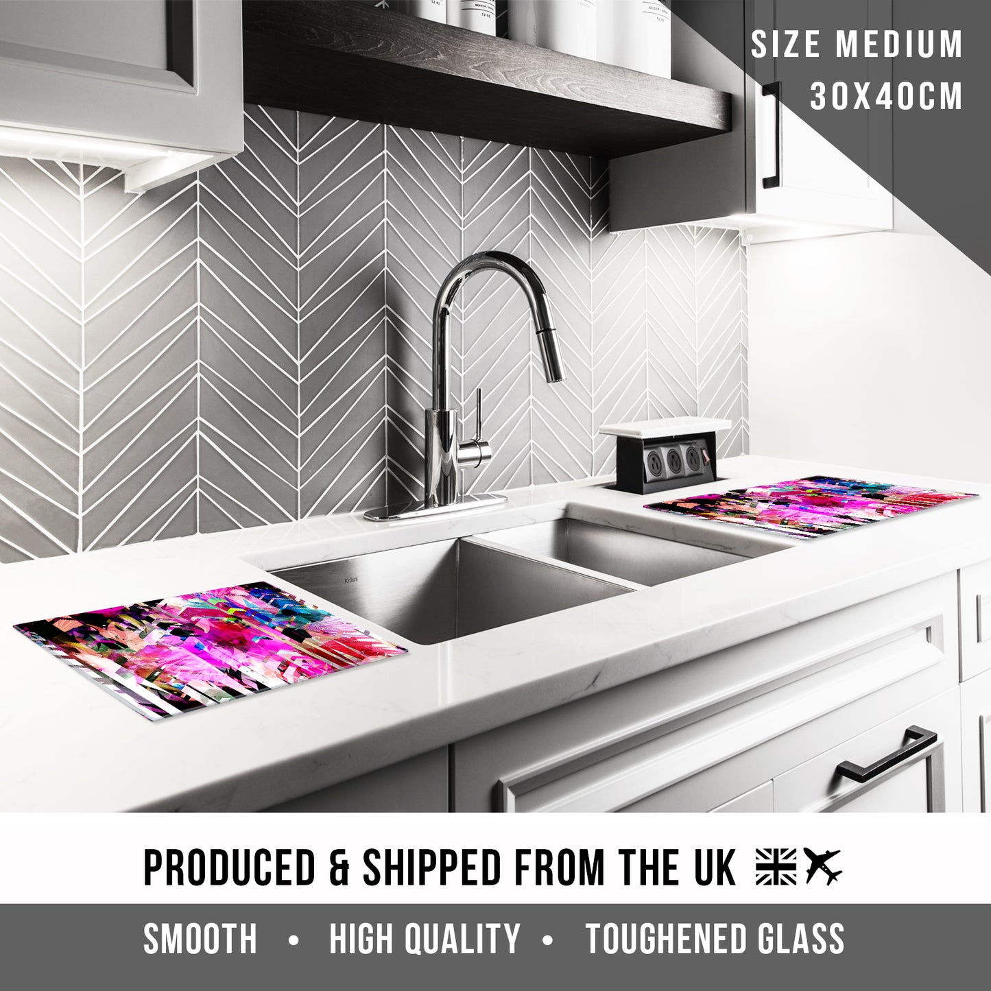 Glass Chopping Board For Kitchen