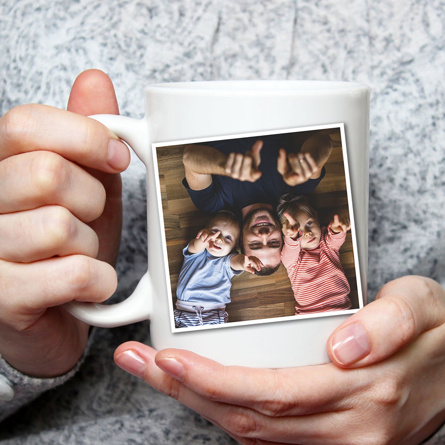 Best Dad Ever Name and Photo Mug