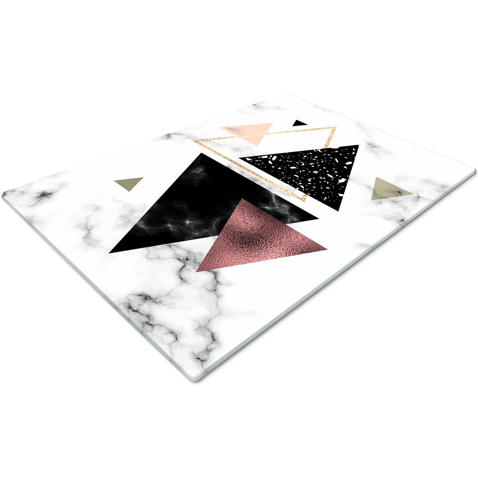 Glass Chopping Board For Kitchen Pink Black White 2nd Edition 2