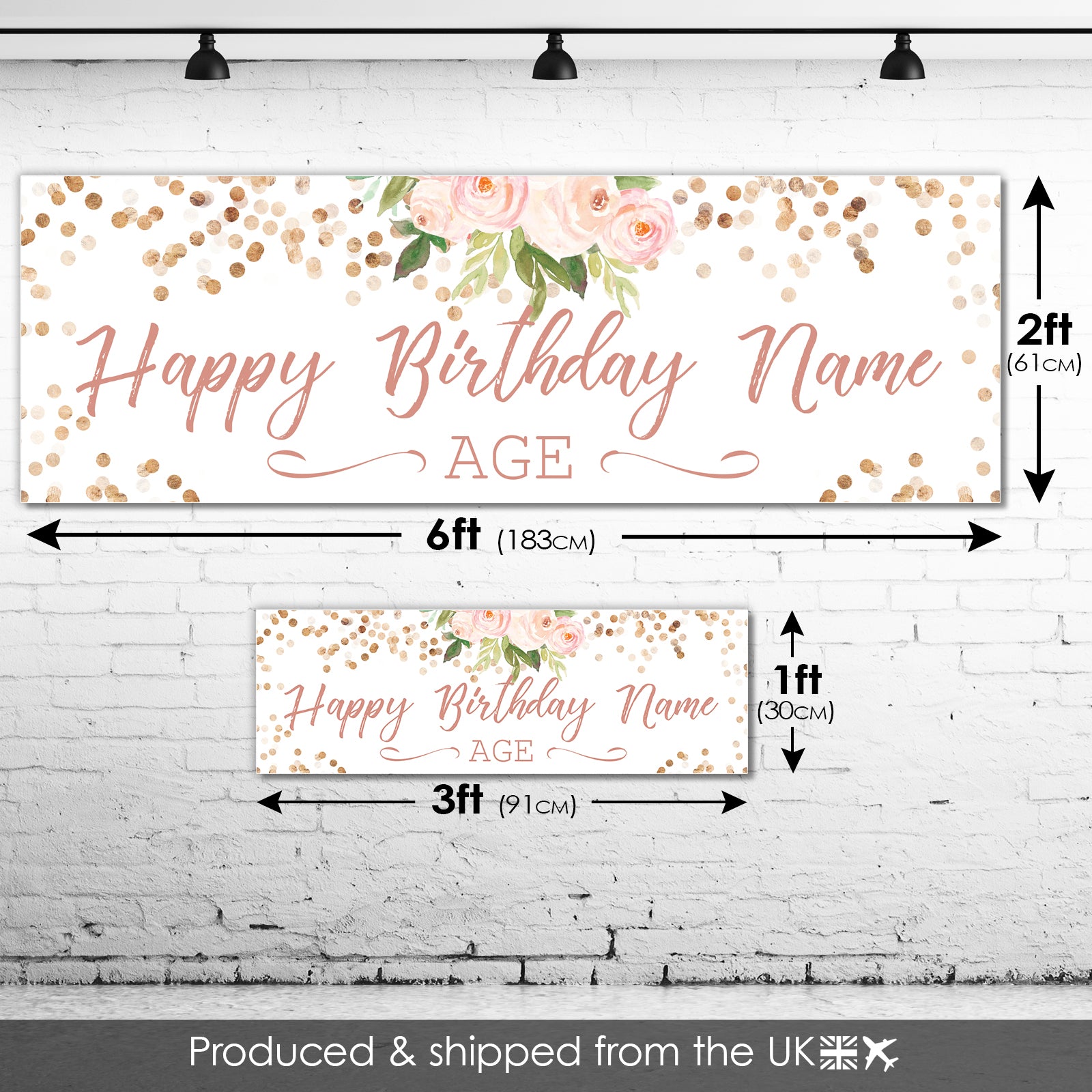 Personalised Birthday Banners
