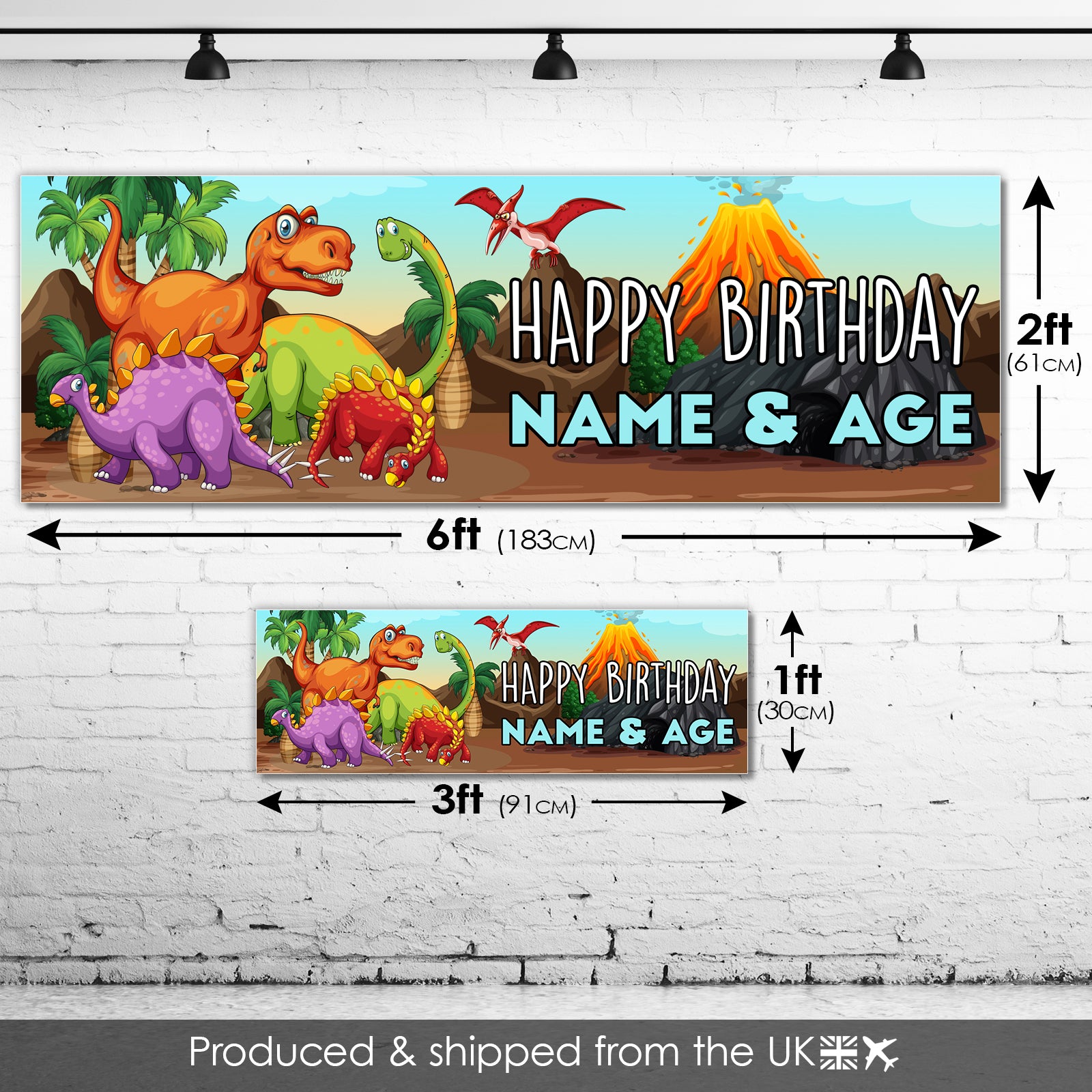 Kids Birthday Banners With Name