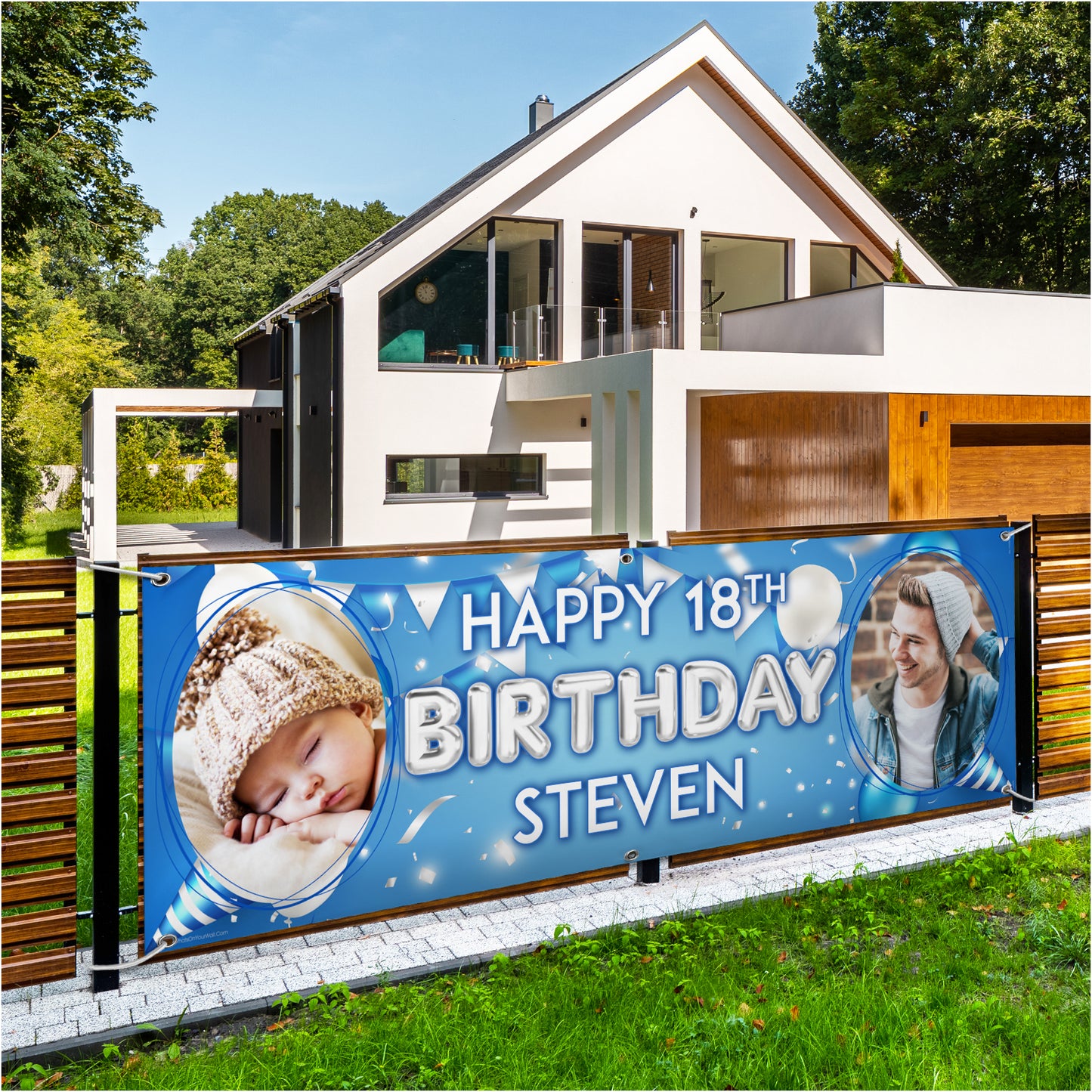 personalised banners for birthday