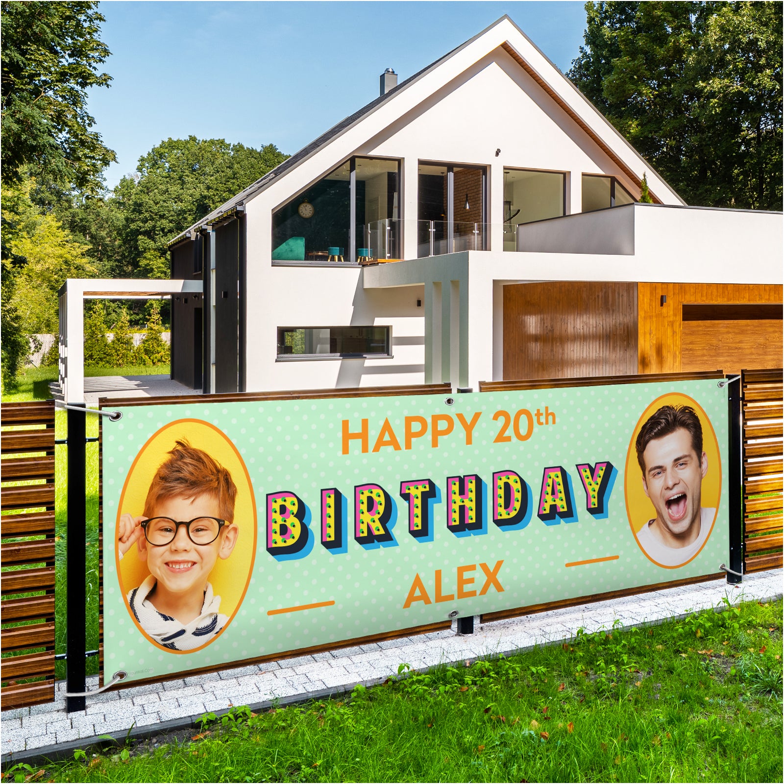 Personalised Birthday banners design