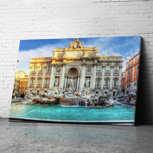 Canvas Wall Art of Trevi Fountain Rome Canvas Prints 