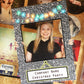 Merry Christmas Lights Personalised Selfie Frame Photo Frame Prop 1