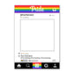 Pride Flag Instagram Social Media Personalised Selfie Frame