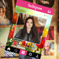 Instagram Social Media  Personalised Selfie Frame Photo Board Red Floral