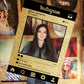 Gold Glitter Instagram Social Media Photo Board Personalised Selfie Frame  1