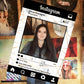 Marble Effect Instagram Social Media Personalised Selfie Frame 1