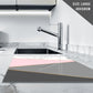 Glass Chopping Board For Kitchen in Grey Black Pink Design